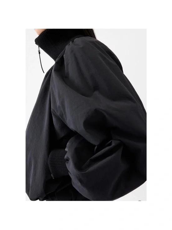 Jacquemus Black Oversized Bomber Jacket - Picture 5 of 5